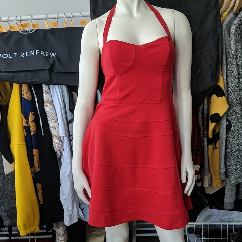 5/$45 Stunning Red Busty Summer Dress